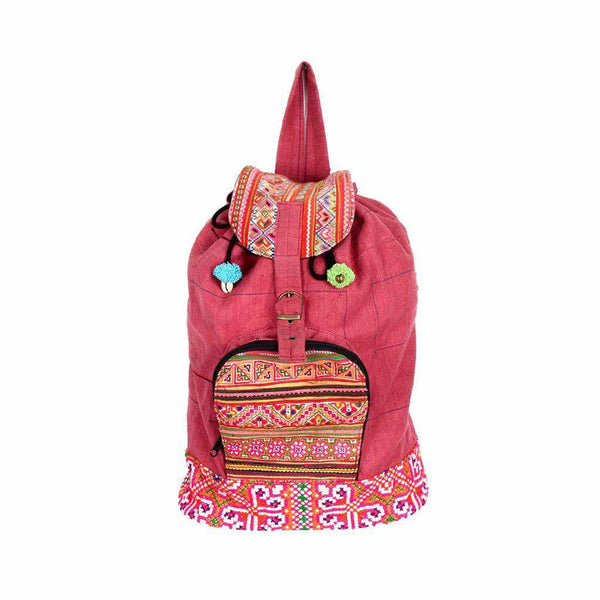 Sustainable Made Cross-Stitch Backpack- Thailand