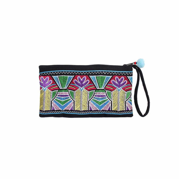 Deco Embroidered Wristlet - Thailand