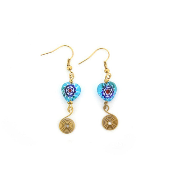 Milly Blown Glass Earrings - Thailand