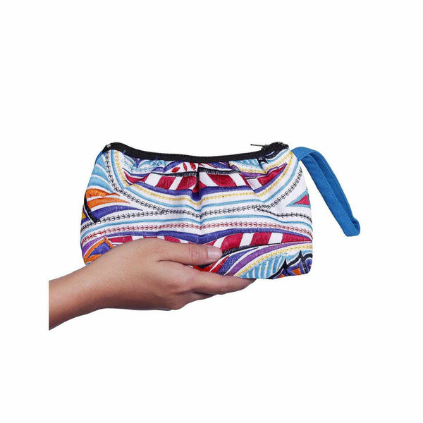 Tahj Small Embroidered Wristlet - Thailand