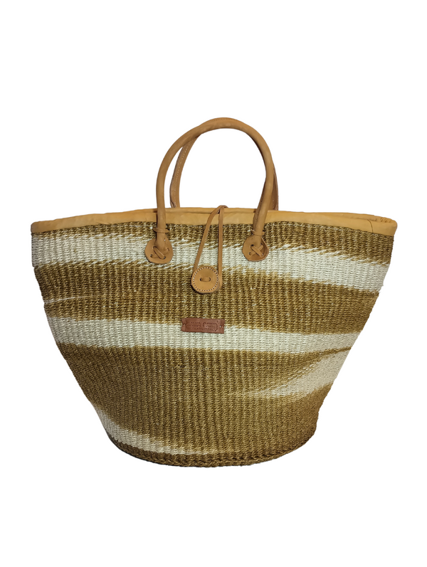 Earth Life Art Handmade Sisal Basket Tote Bag