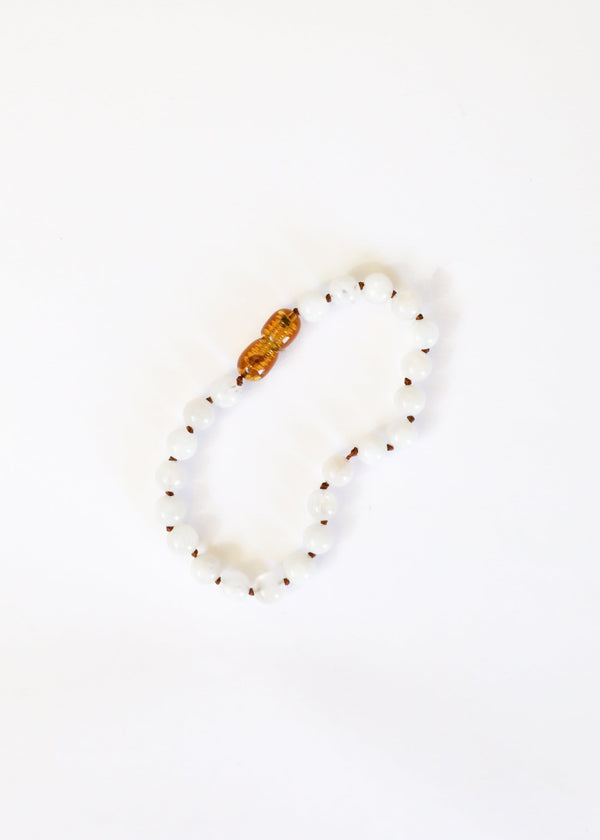 Pure Gemstone + Moonstone || Anklet or Bracelet