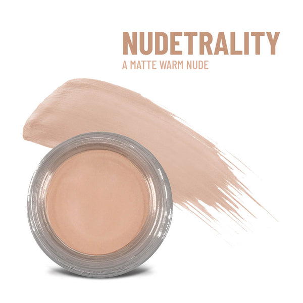 Nudetrality Any Wear Creme - A Waterproof Multi-tasking creme to powder product for eyes, cheeks & lips. Can be worn anywhere