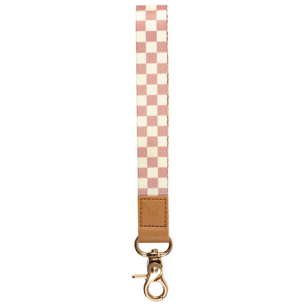 Blush Check Wrist Lanyard