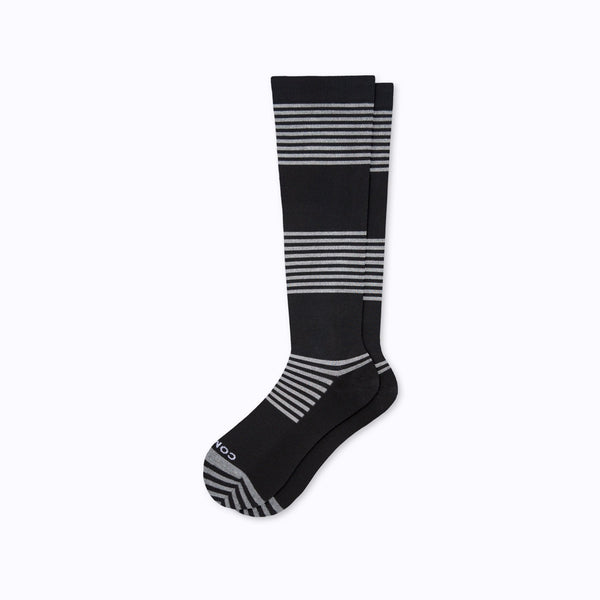 CloudCotton Compression Socks - Black/Grey