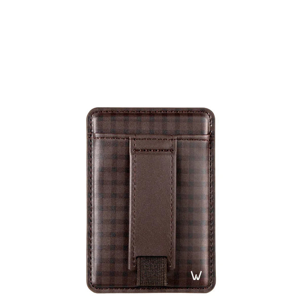 Cafe Gingham Magnetic Wallet