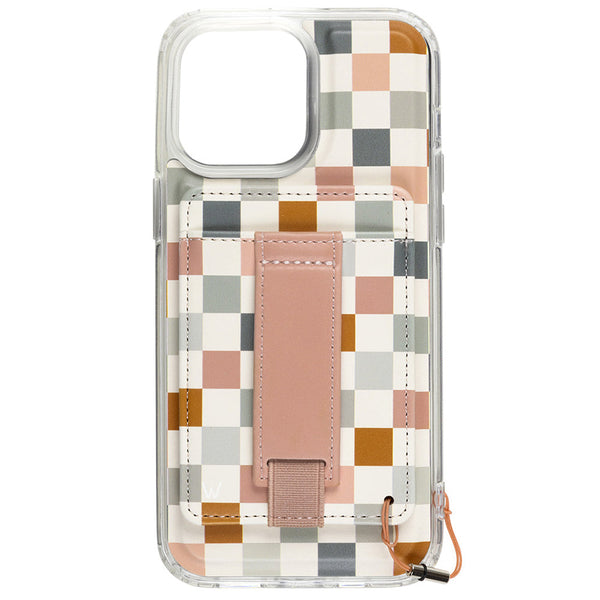 Coastal Check Magnetic Case and Wallet