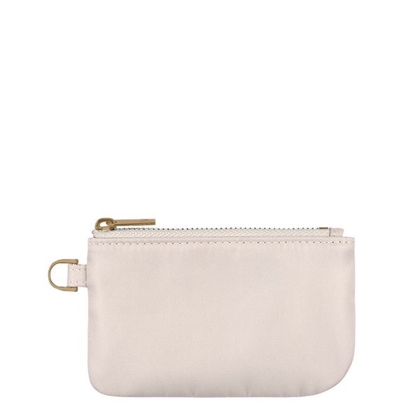 Cream Small Zipper Pouch
