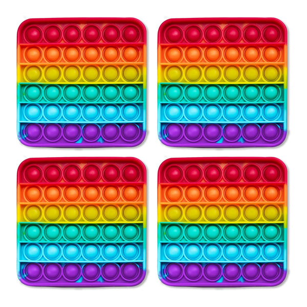 .4 Extra Rainbow Fidget Mats (The Fidget Game: Sight Words)