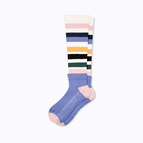CozyGrip Compression Slipper Socks - Multi