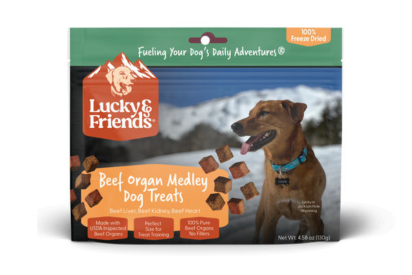 Three Beef Organ Medley Dog Treat