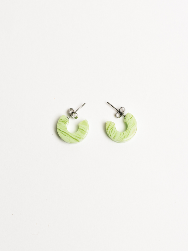 Mali Hoops - Tiger Green