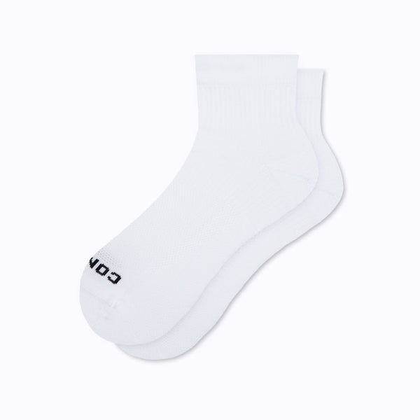 Quarter Ankle Compression Socks – White