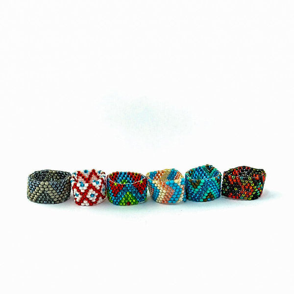 Tania Seed Bead Ring (Assorted) - Guatemala