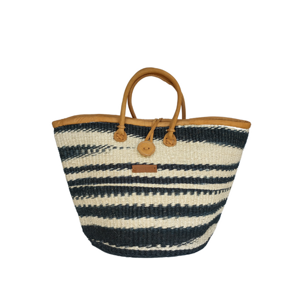 Balance Art Handmade Sisal Straw Basket Tote Bag