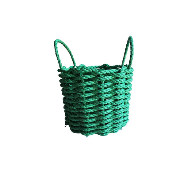 Solid, Single Color Maine Lobster Rope Basket, Handmade