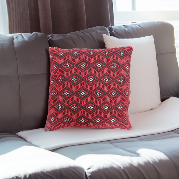 Bangkok Diamond Embroidered Pillow Cover - Thailand