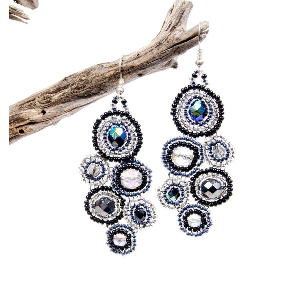 Bola Seed Bead Earrings - Guatemala