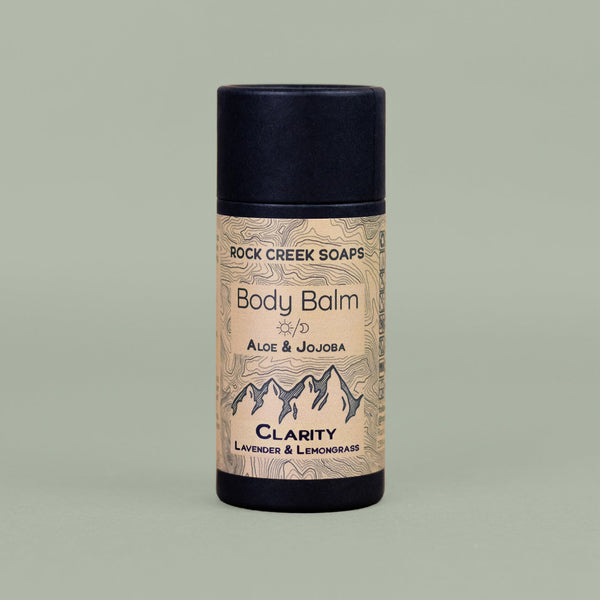 CLARITY BODY BALM |  Solid Lotion Bar - Lemongrass & Lavender