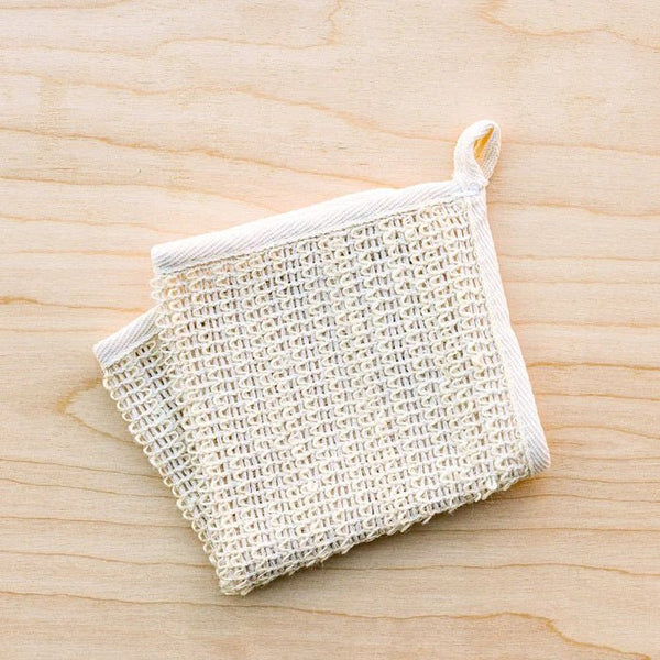 Natural Sisal Washcloth - Gentle Exfoliating Face and Body Cloth