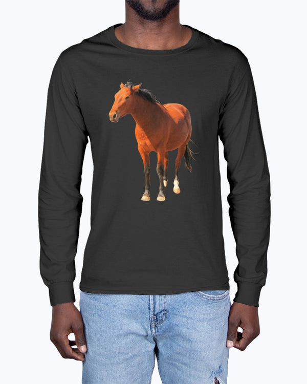 Desert Mustangs, Wild Horse Conservation, Moss Apparel, Unisex Long Sleeve T-Shirt