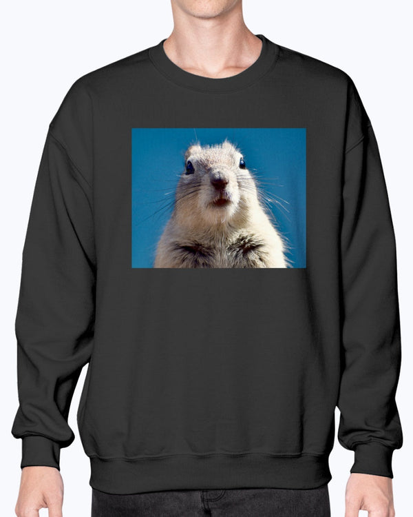 Frazzled and Surprised, Wildlife Clothing, Moss Apparel, Crewneck Sweatshirt