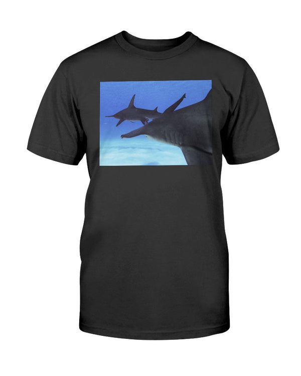 Hammerhead Pursuit, Shark Conservation, Ocean Fan, Moss Apparel, Unisex T-Shirt