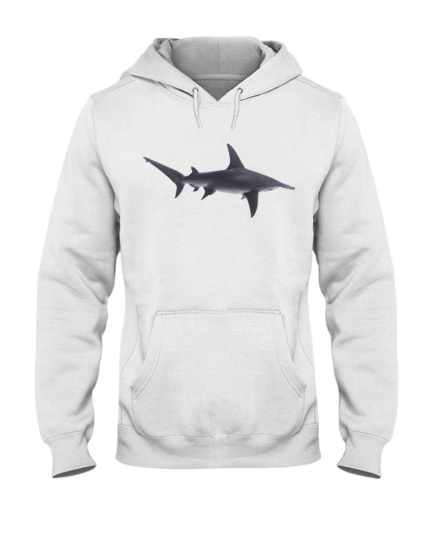 Hammerhead Shark Cruising, Moss Apparel, Shark Style 50/50 Hoodie