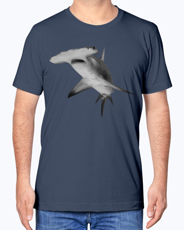Hammerhead Shark, Great Hammerhead in Bimini Bahamas photograph, Moss Apparel, Unisex T-Shirt