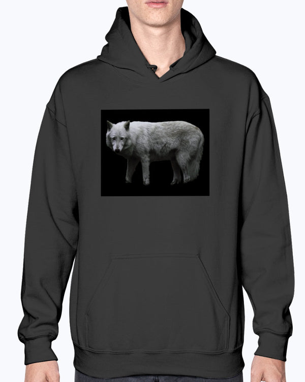 Grey Wolf, Wolf Conservation, Moss Apparel, Hoodie