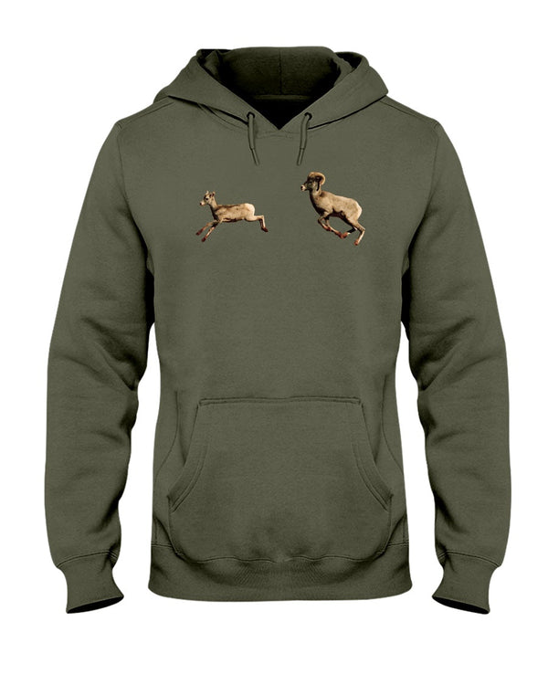 Bighorn Sheep Fun, Wyldlife for Tomorrow, Moss Apparel, Hoodie