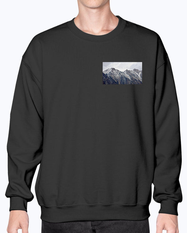 Mountain Veins, Glacier National Park, Moss Apparel, Unisex Crewneck Sweatshirt