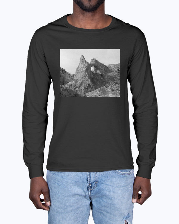 Great Basin Arch, Moss Apparel, Unisex Long Sleeve T-Shirt