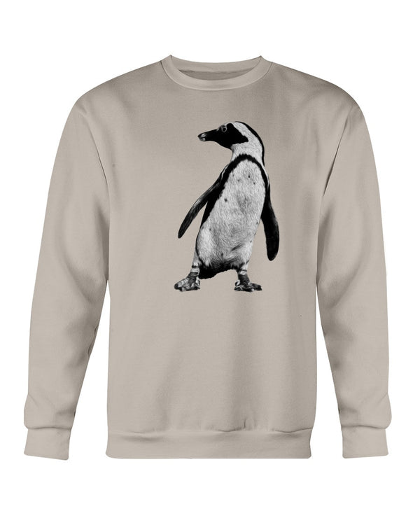 Dancing Penguin, Moss Apparel, Crewneck Sweatshirt