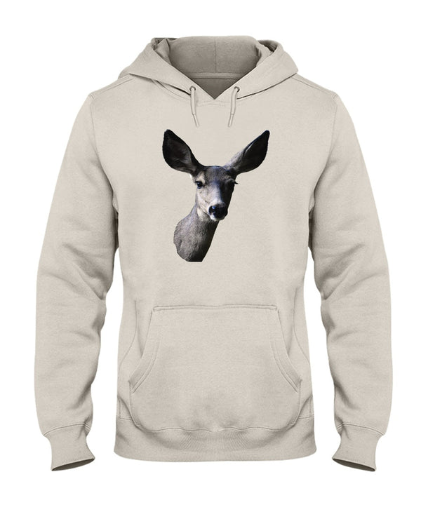 Mule Deer Gaze, Wyldlife for Tomorrow, Moss Apparel, Hoodie