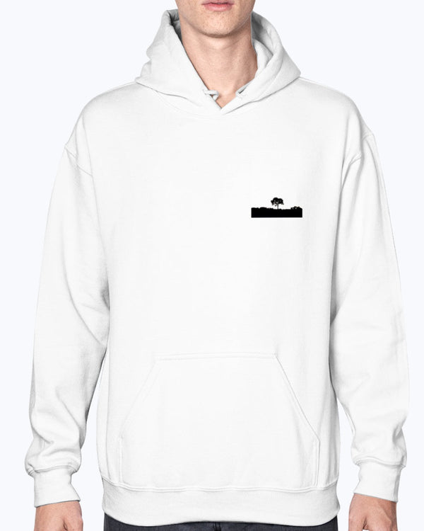 Lone Tree, Sunrise Silhouette, Moss Apparel, Unisex Hoodie