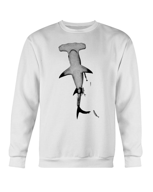 Hammerhead Overhead, shark sweater, high seas lover, Moss Apparel, Crewneck Sweatshirt