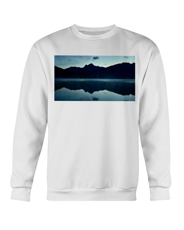 Calm Morning Sunrise, Glacier National Park, Moss Apparel, Unisex Crewneck Sweatshirt