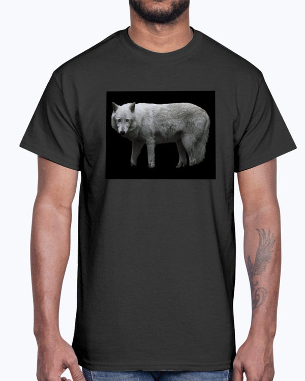 Grey Wolf, Wolf Conservation, Moss Apparel, Ultra Cotton T-Shirt