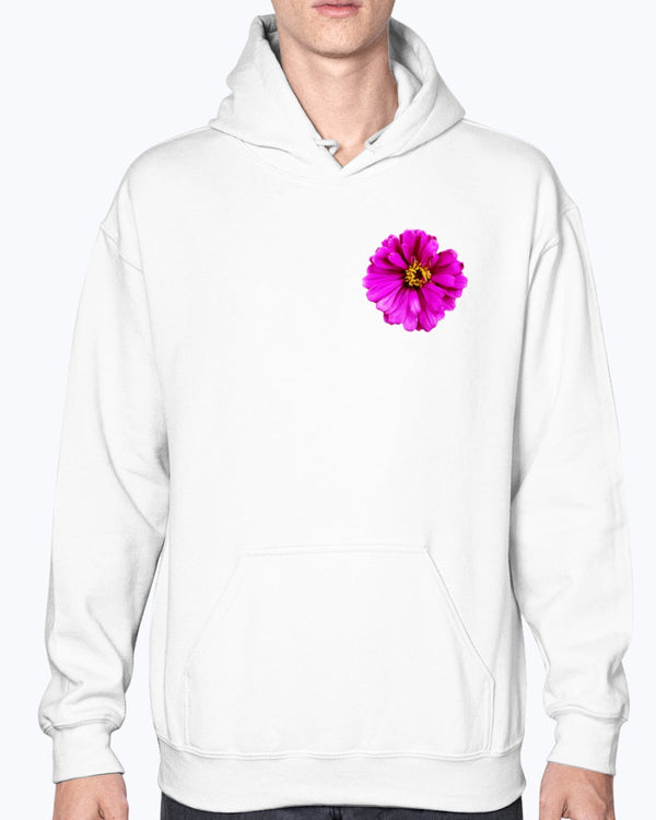 Purple Flower, Flower Designs, Moss Apparel, Unisex Hoodie