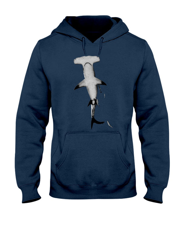 Shark Overhead, Moss Apparel, Unisex Hoodie