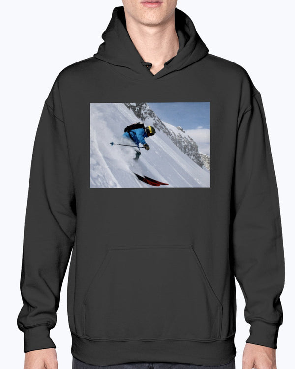 Glacial Plunge, Expert Terrain, Moss Apparel, Unisex Hoodie