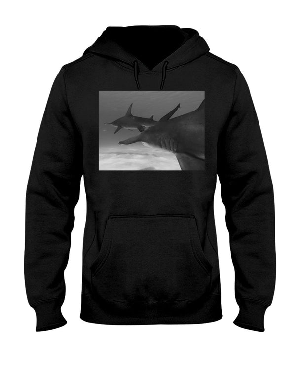 Hammerhead Shark Pursuit, Moss Apparel, Unisex Hoodie