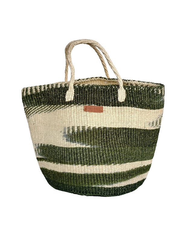 Healing Handmade Sisal Tote Basket Bag