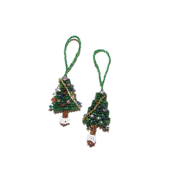 Tree Seed Bead Ornament - Guatemala