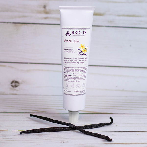 Vanilla Natural Hand Lotion - Made with Real Oils and Butters